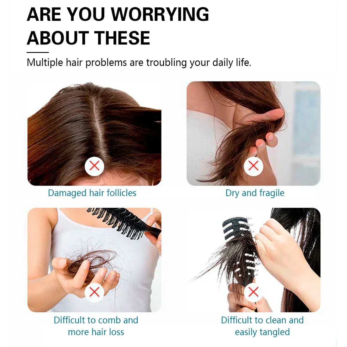 Glamify™ - Hollow Comb Brush | 1+1 FREE!