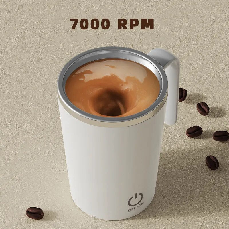 Hot Coffee™ - Automatic stirring, rechargeable mug for caffeine bliss [last day discount]