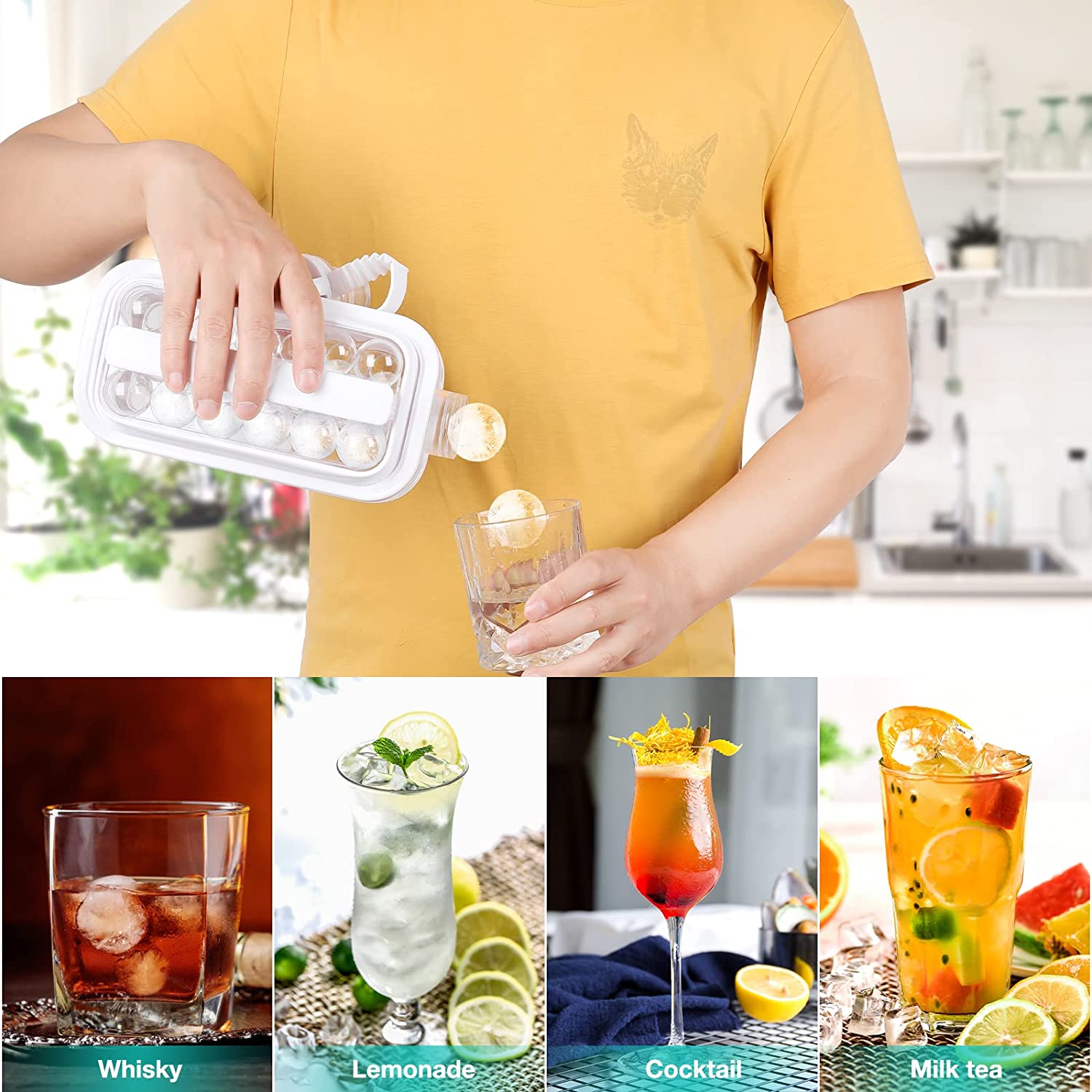 Portable ice cream scoop maker