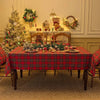 WarmHoliday | Checked Christmas tablecloth