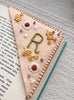 Book™ Personalized hand embroidered corner bookmark