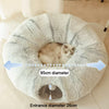 PlushParadise™ - 2-in-1 Round Cat Bed and Tunnel Toy