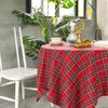 WarmHoliday | Checked Christmas tablecloth