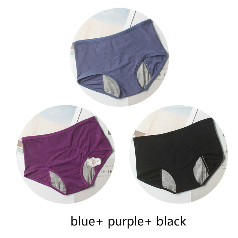 LeakProof™ - High Waist Leakproof Panties(3pcs)