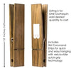 QuirkClip™ - Wax clip wall mount