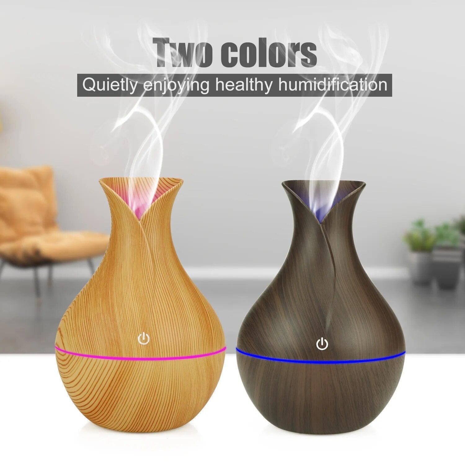 AromaMist™ - Ultrasone Luchtbevochtiger en Aromatherapy Diffuser