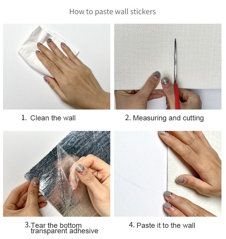 ElegantWall™ - 3D Self-adhesive Waterproof Canvas Wallpaper