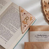 Book™ Personalized hand embroidered corner bookmark