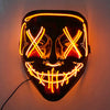 Purnin Halloween Neon LED Purge Mask