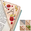 Book™ Personalized hand embroidered corner bookmark