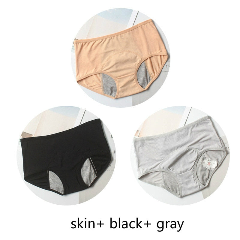 LeakProof™ - High Waist Leakproof Panties(3pcs)