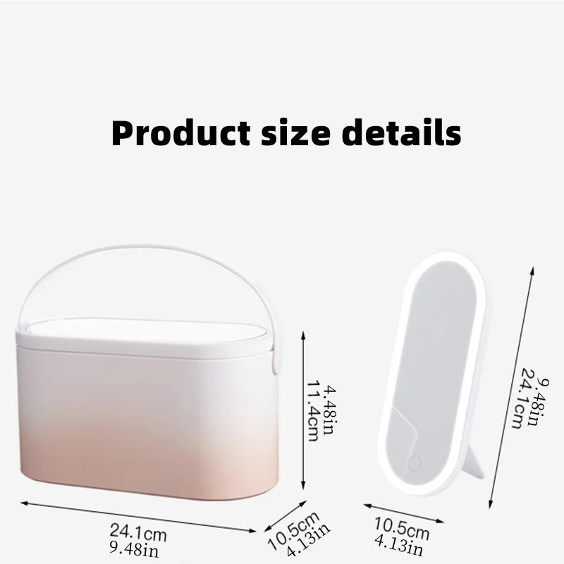 GlamBox™ | Organize your make-up with LED lighting