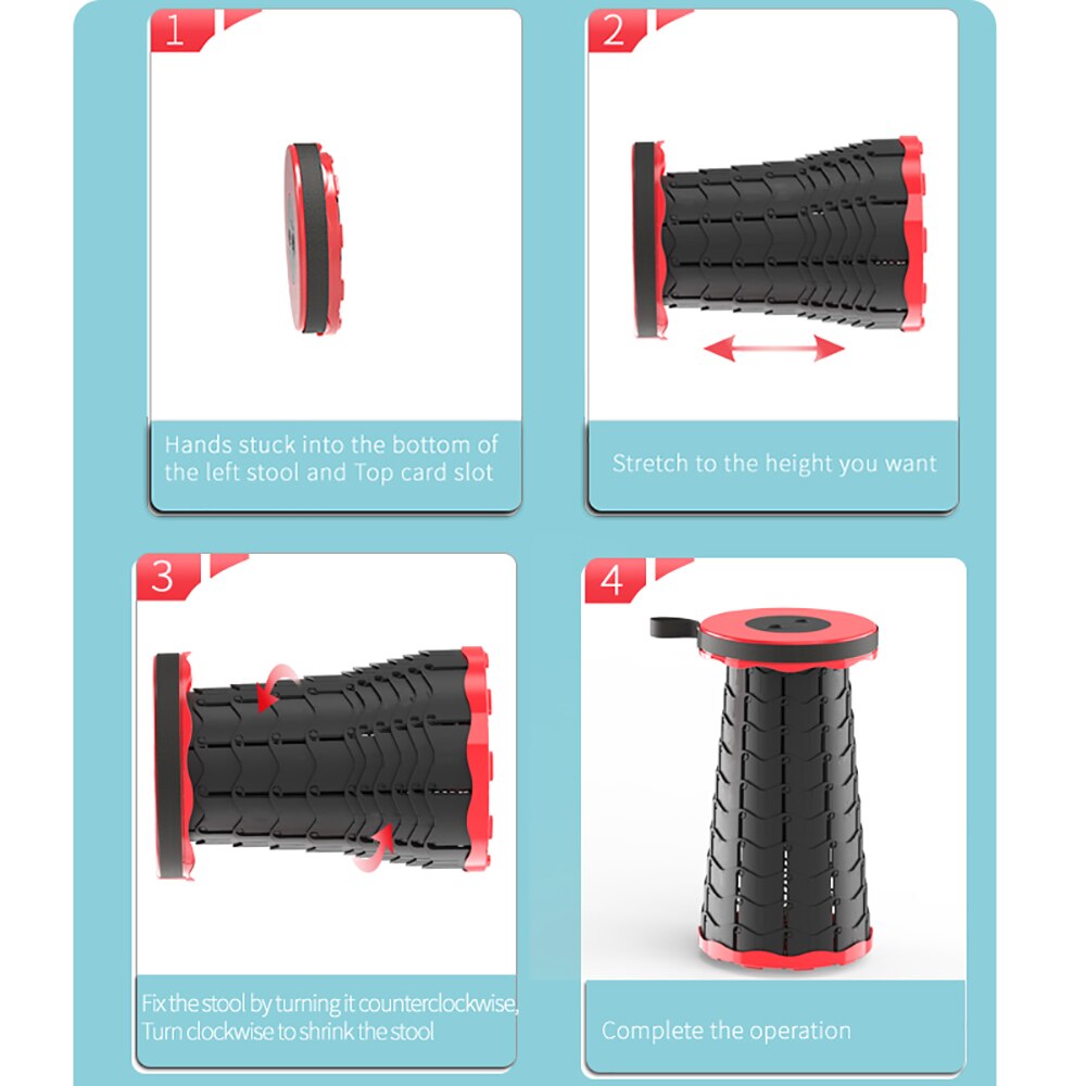 Instant Crutch™ - The compact folding stool