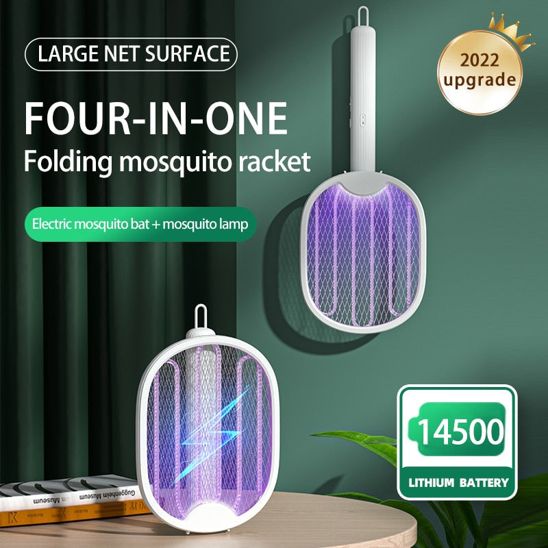4 in 1 foldable electric mosquito zapper