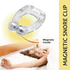 Magnetic anti-snoring clip