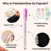 3+3 Free | PrecisionGlue™ | Refillable Roller Tip Glue Sticks [Last Day Discount]