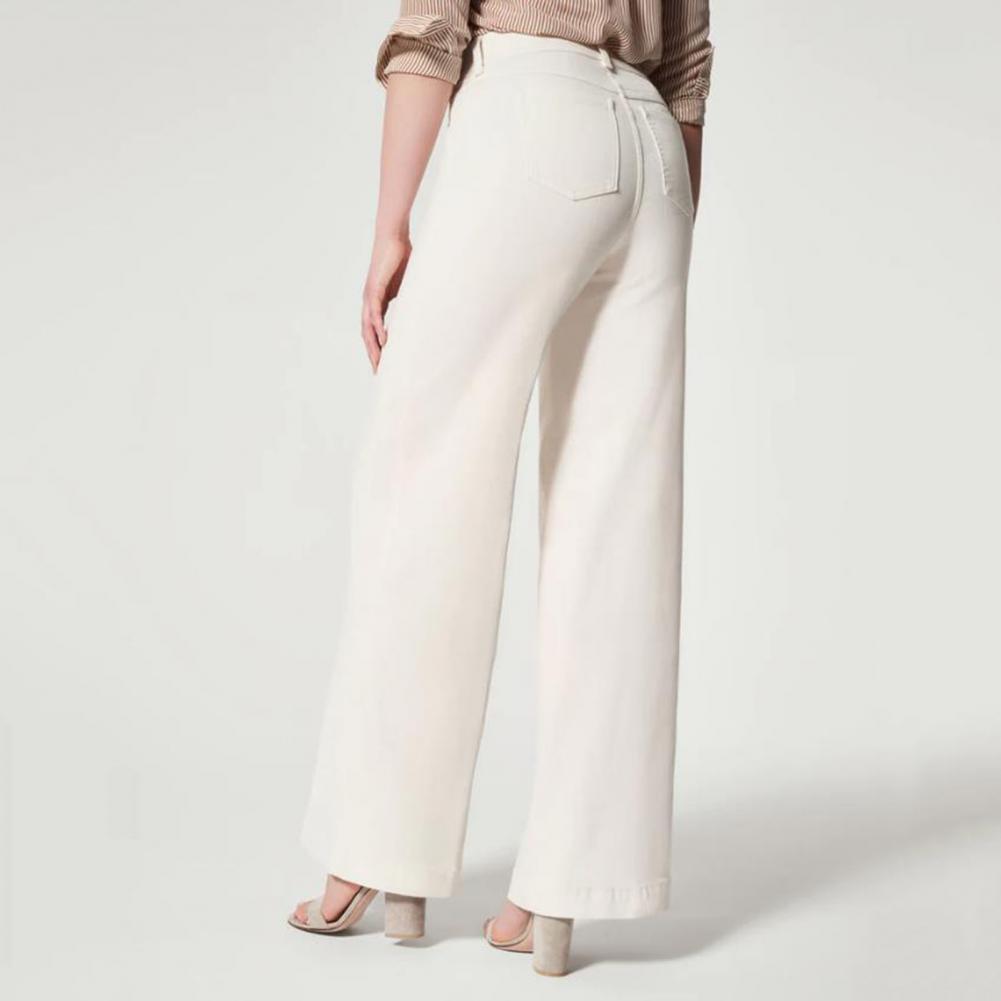Quinn Super Stretch High-Waisted Wide Leg Jeans