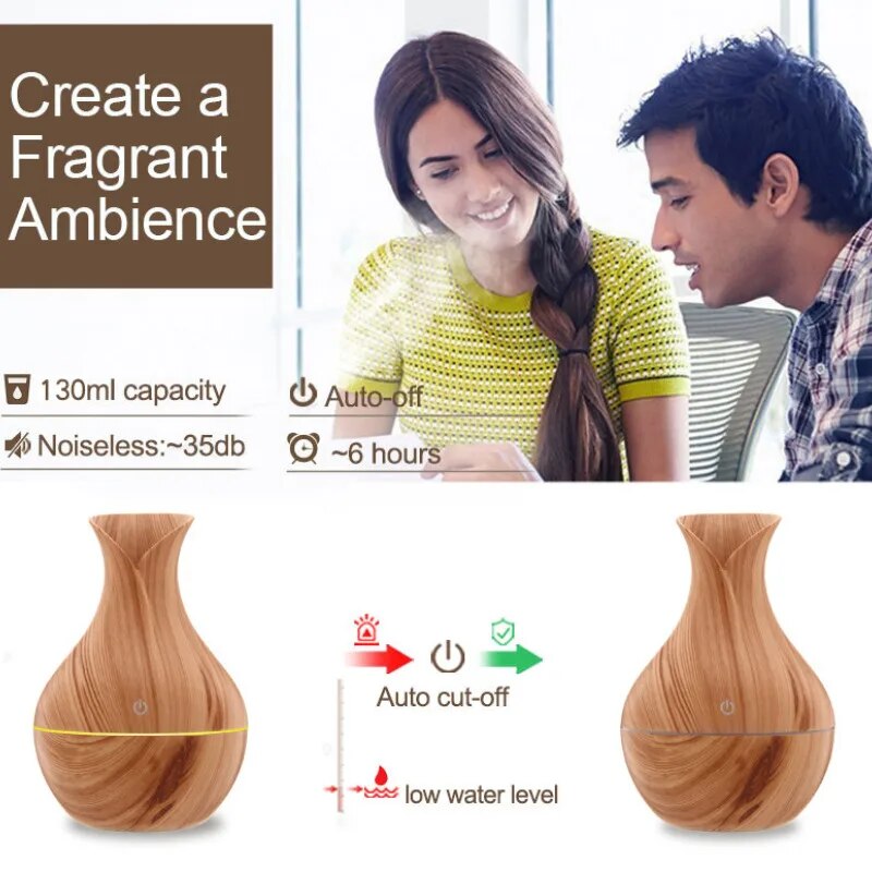AromaMist™ - Ultrasone Luchtbevochtiger en Aromatherapy Diffuser