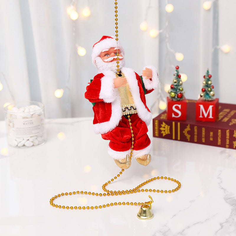 SantaDeco™ - Santa Claus Musical Climbing Rope