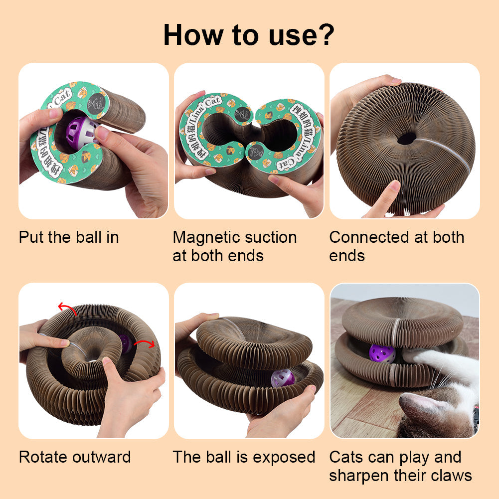 | Kattapilla Accordion Cat Toy