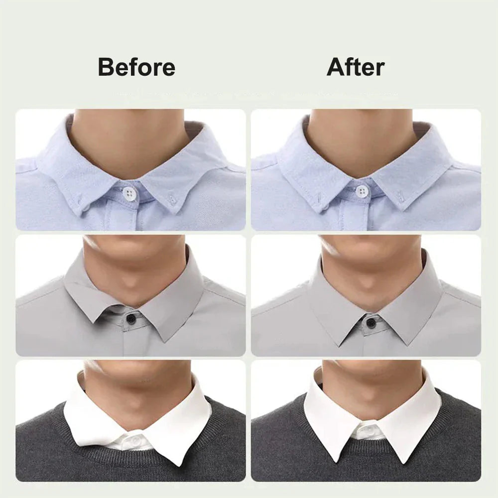 CuffCraft™ Shirt Collar Stickers Set