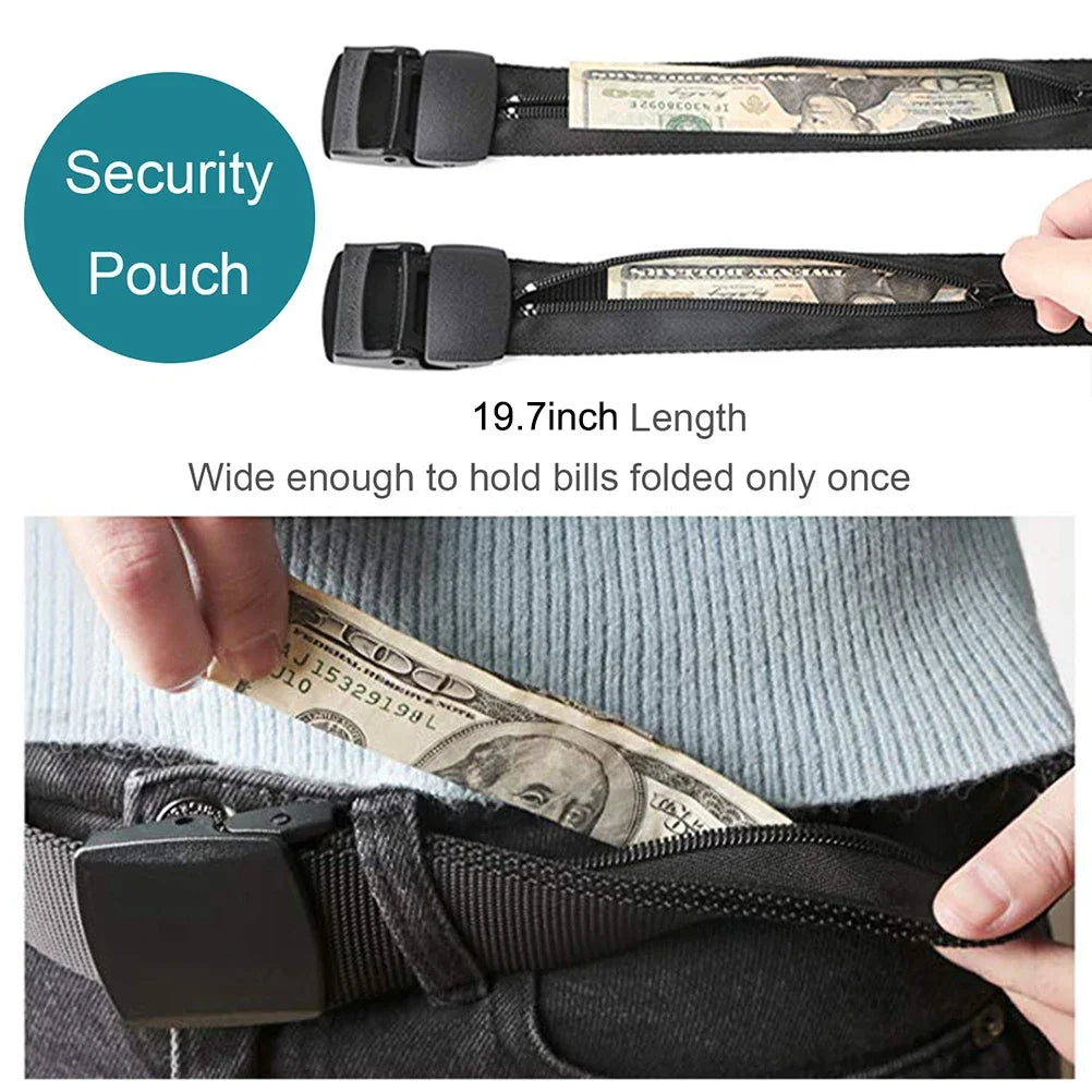 Travel Belt Hidden Wallet