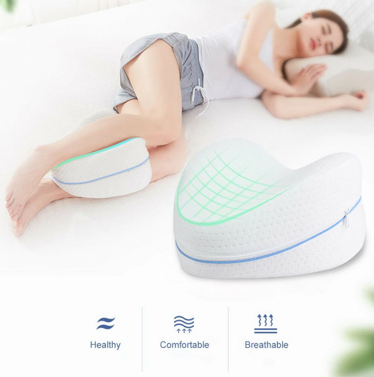 SleepEase™ - Orthopedic knee pillow, for a good night's sleep [Letzter Tag Rabatt].