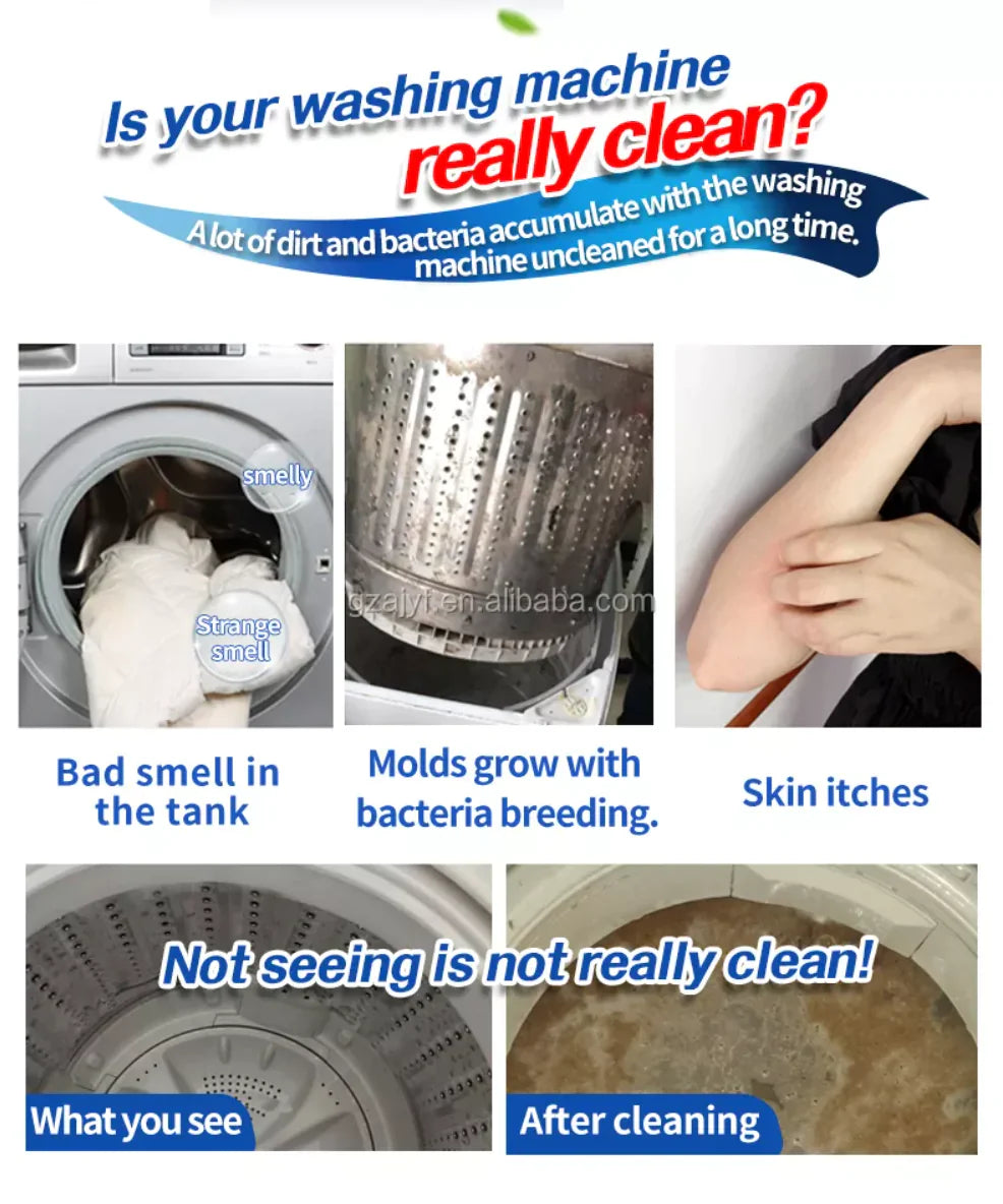 ! Oradess™ Washing Machine Effervescent Cleaning Tablets