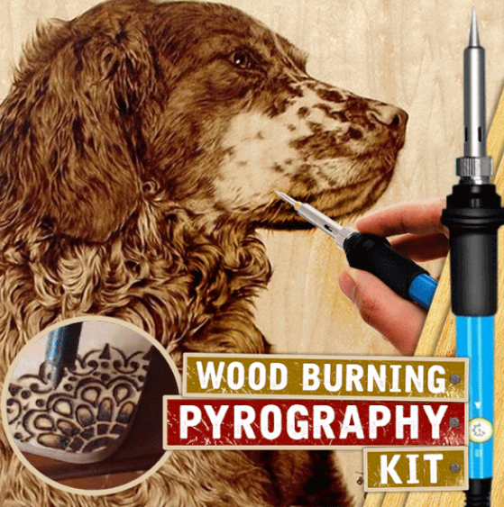 Wood firing pyrography set (28 pieces)【Last day discount】