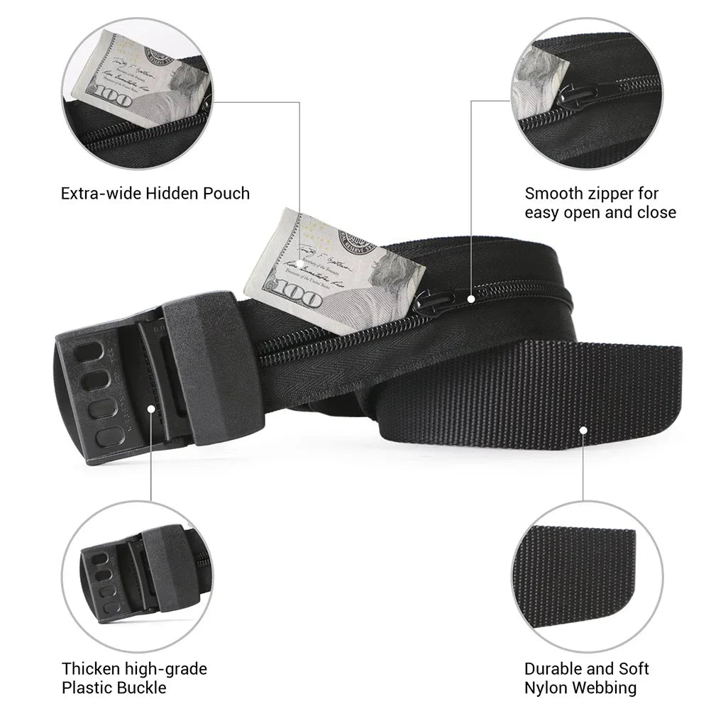 Travel Belt Hidden Wallet