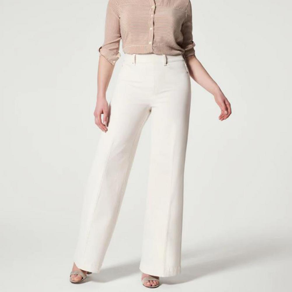 Quinn Super Stretch High-Waisted Wide Leg Jeans