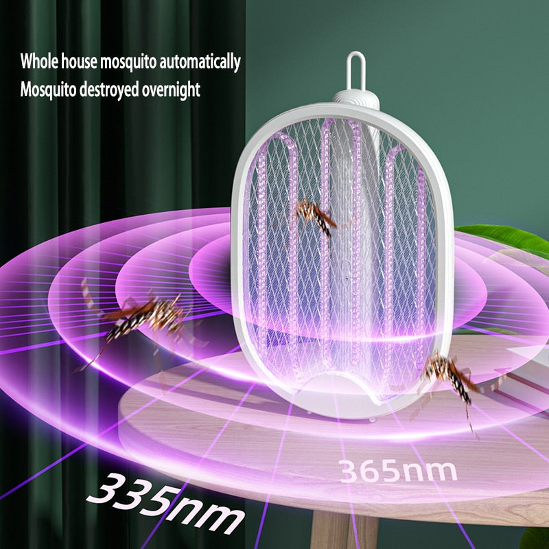 4 in 1 foldable electric mosquito zapper