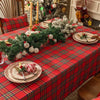 WarmHoliday | Checked Christmas tablecloth
