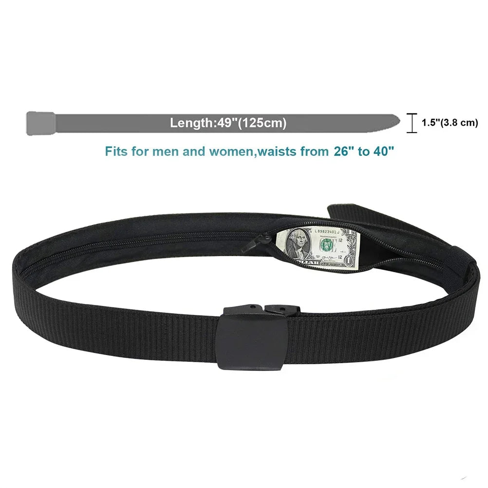Travel Belt Hidden Wallet