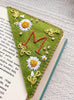 Book™ Personalized hand embroidered corner bookmark