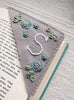 Book™ Personalized hand embroidered corner bookmark
