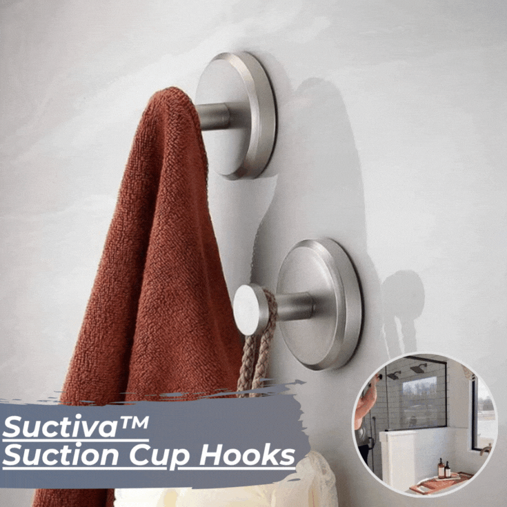 Suctiva™ - Suction cup hooks | 1+1 FREE!