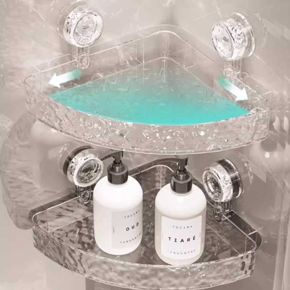 NoDrill™ - Acrylic shower shelf