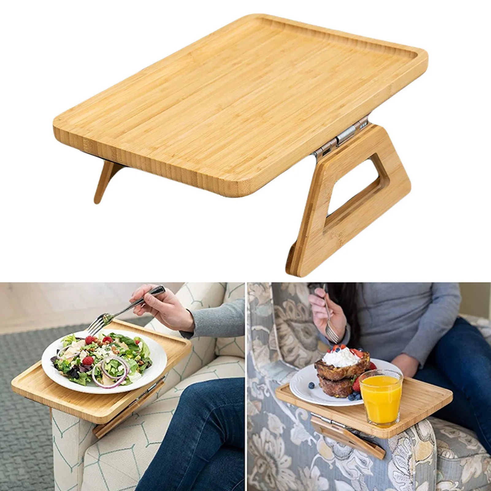 SofaSide™ - Bamboo Wooden Tray [Letzter Tag Rabatt].