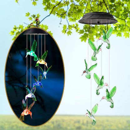Solar Birds™ - Solar-powered garden lights