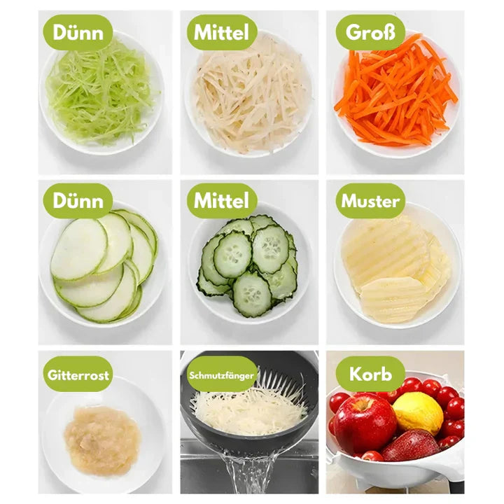 MultiSlider™ - 2-in-1 vegetable slicer and sieve [last day discount]