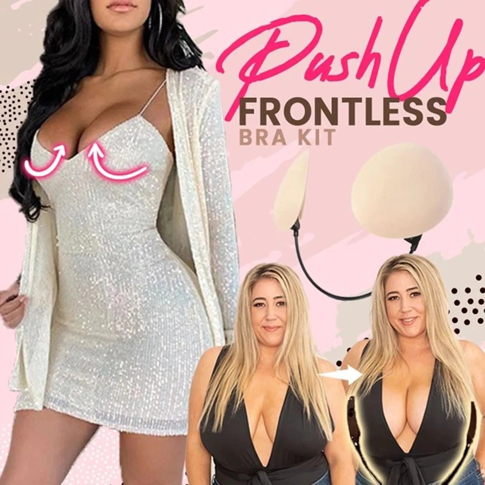 Carla™ - Backless bra set