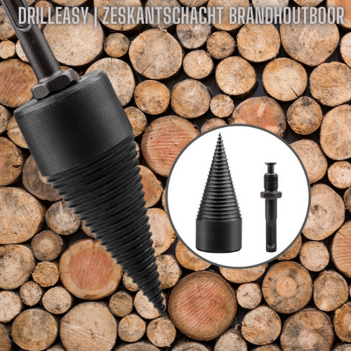 SplitEase Bit™ - Firewood drill bit