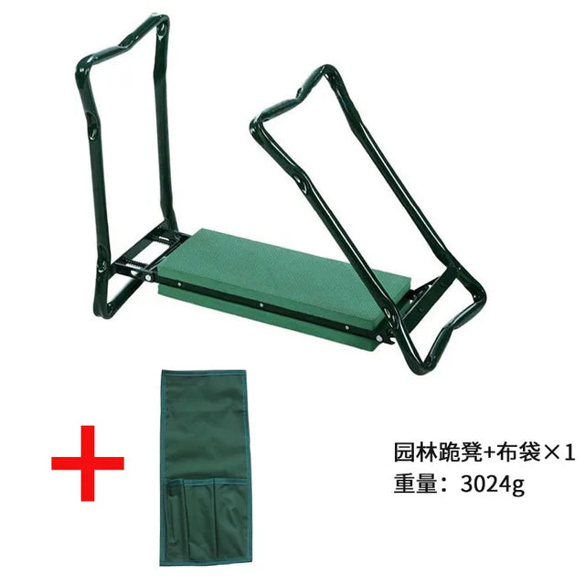 GardenBliss™ - the ultimate 2-in-1 kneeling bench with high comfort and tool pockets!