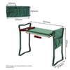 GardenBliss™ - the ultimate 2-in-1 kneeling bench with high comfort and tool pockets!