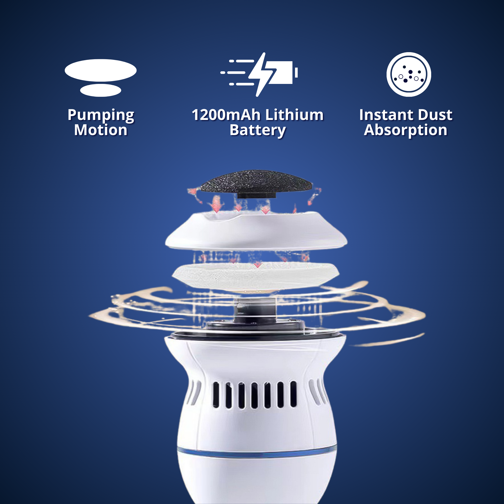 THIS WEEK ONLY | Elegrind™ Electric Foot Grinder with Vacuum | incl. 2 Grinder Heads