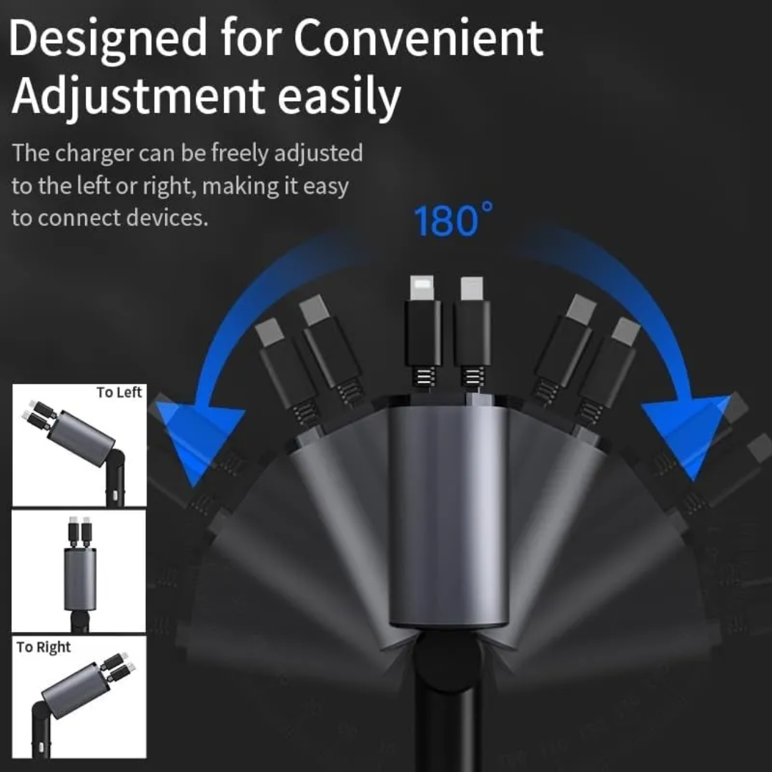 Vortexo™ | 4-in-1 wind-up car charger