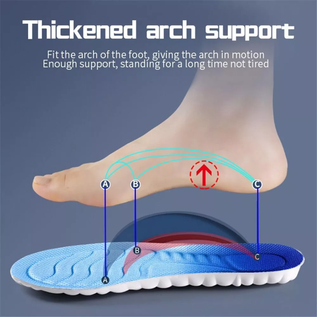 (1+1 PAIR FREE) | ElastiStep™ | 4D Highly elastic shock insoles