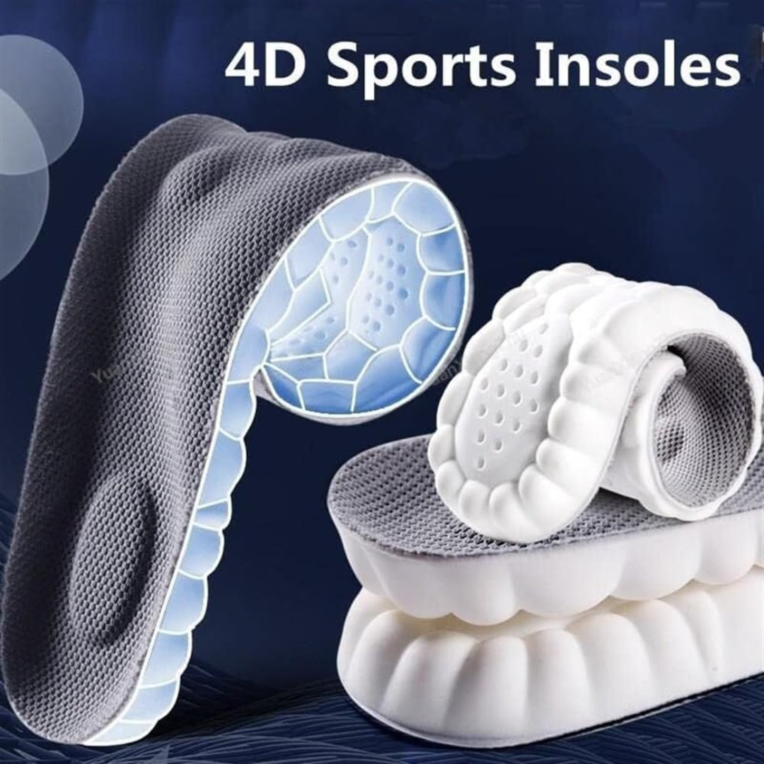 (1+1 PAIR FREE) | ElastiStep™ | 4D Highly elastic shock insoles