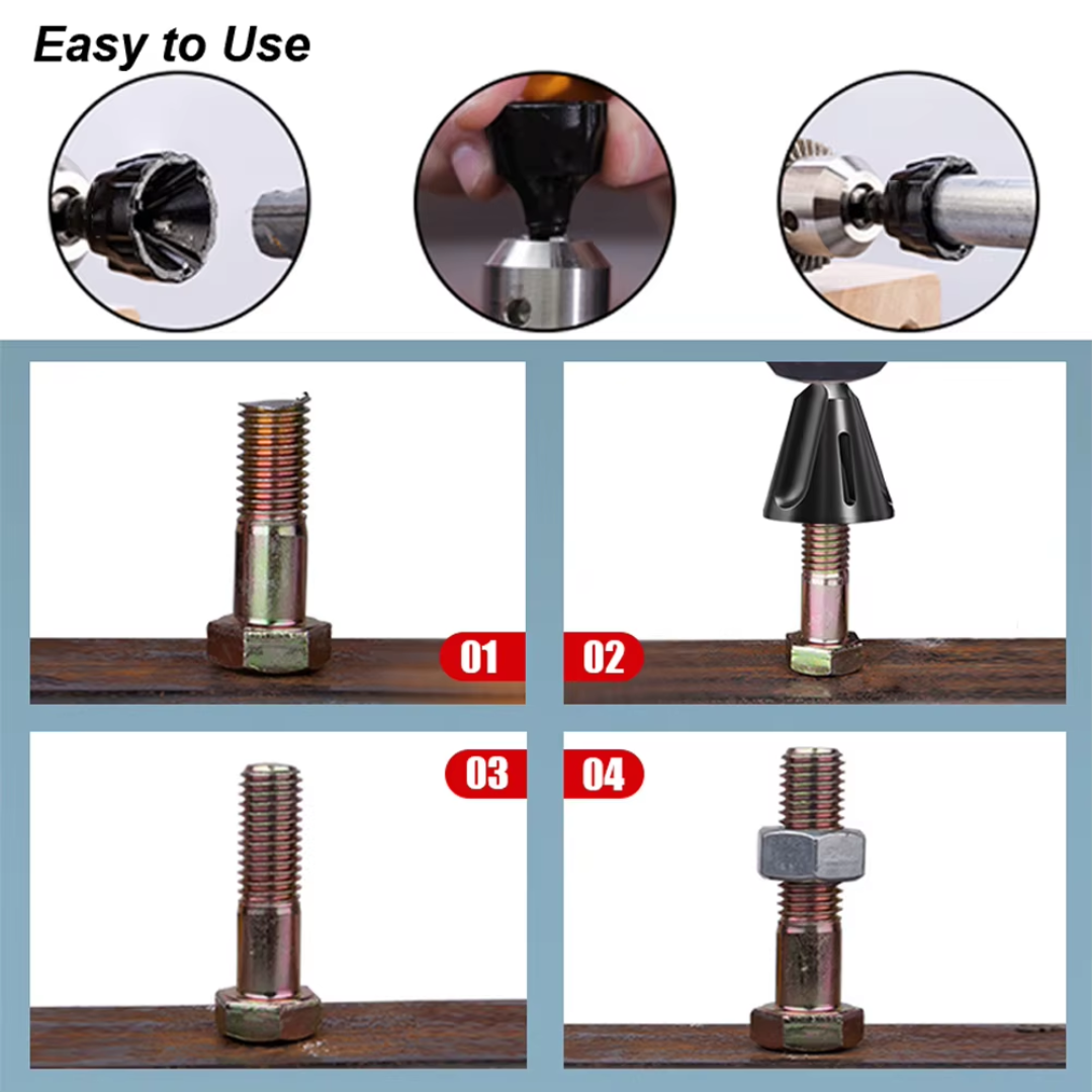 BoltMaster™ | Tools for deburring screw bolts